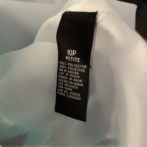 Perceptions Size 10 Petite Blue and White Floral Dress - Picture 11 of 13